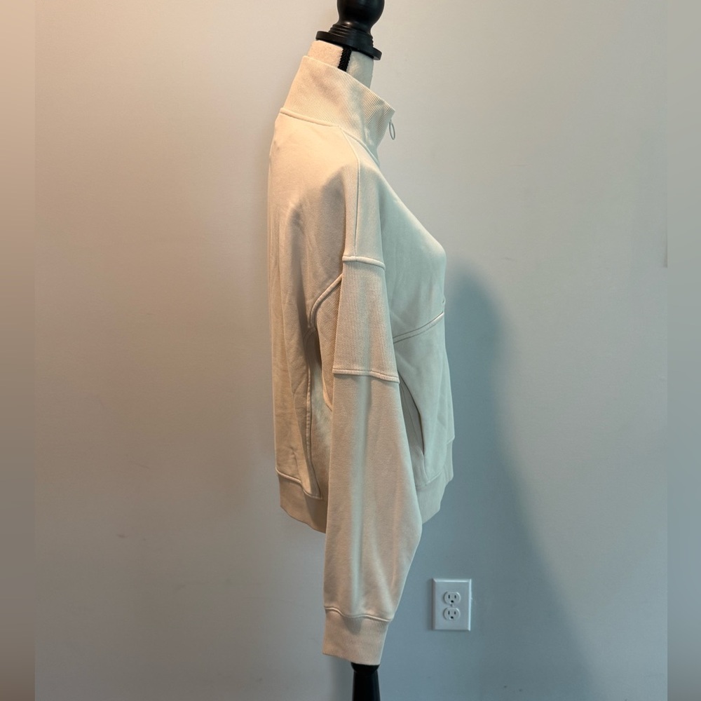 Vuori Cream Half-Zip Sweatshirt - Picture 13 of 15